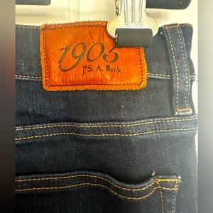 Joseph A Bank tailored jeans. 30x 30 - dark blue rinse